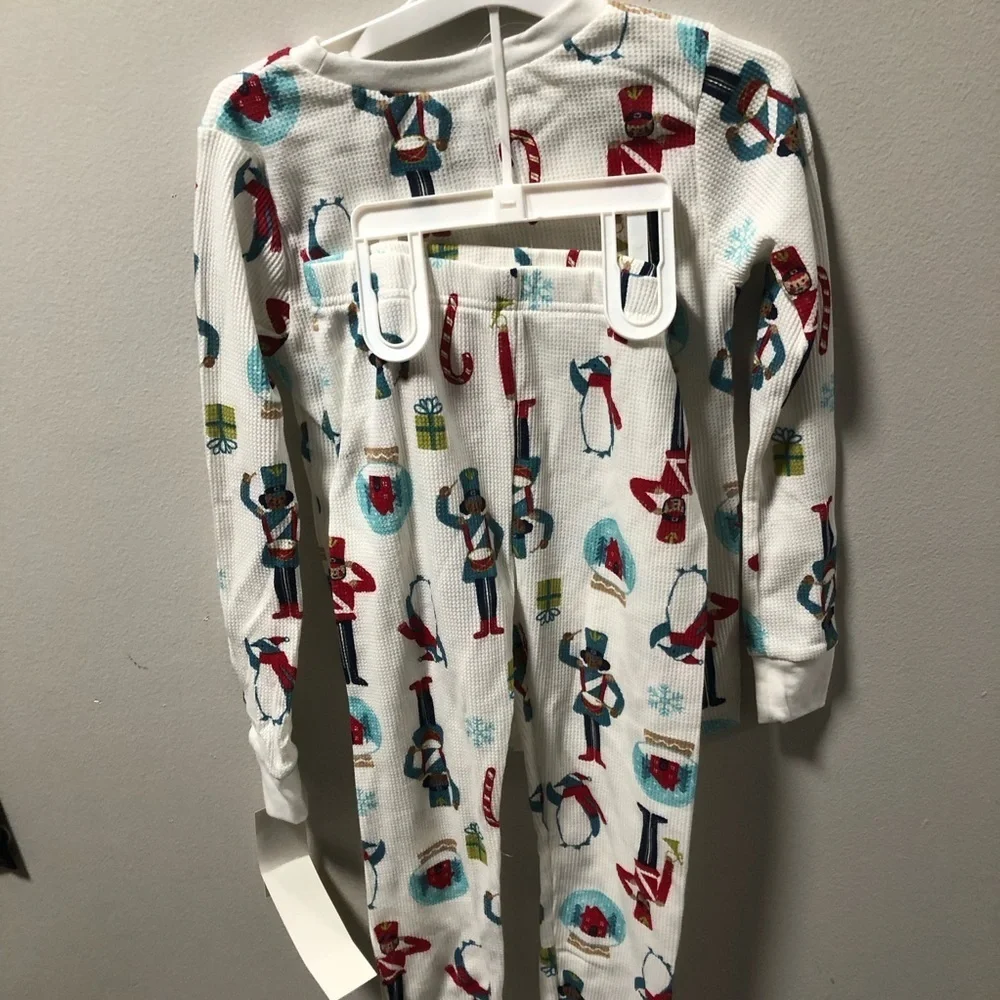 NWT Carter's Just One You Size 6 Christmas Nutcracker Waffle Thermal Pajamas